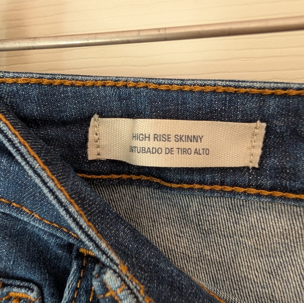 Universal Thread Dark Blue Skinny Jeans 14/32 Long - Picture 6 of 7